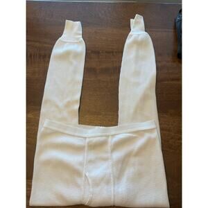 Vintage J.E. Morgan Mens Long Johns XL 42-44 Under Layer Cotton Base Winter